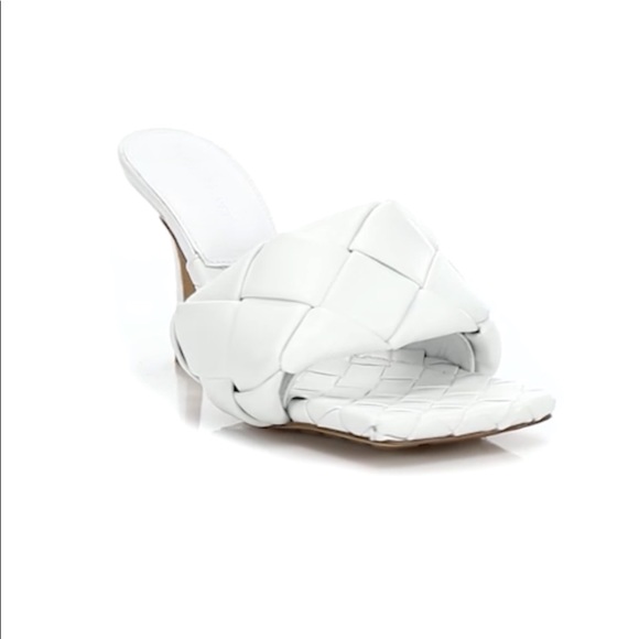 White bottega Veneta lido heels - Picture 3 of 7